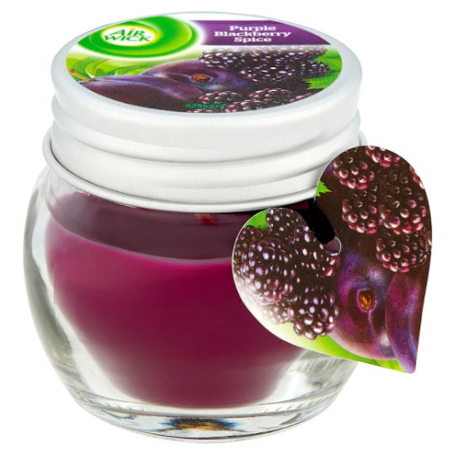 Air Wick Purple Blackberry Spice - Geurkaars 30g