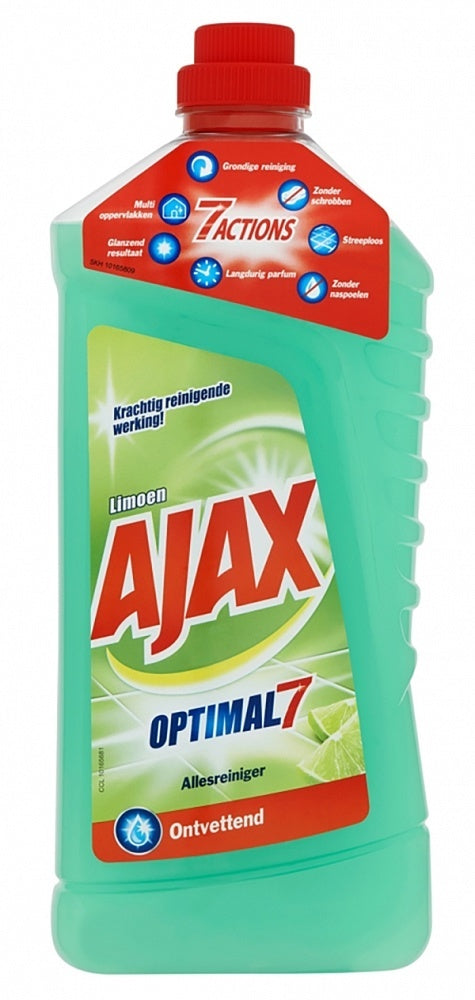 Ajax Allesreiniger - Limoen Optimal 7 1,25 Liter
