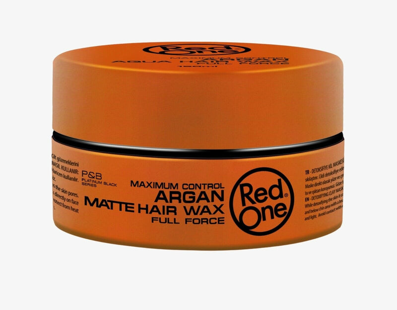 Red One Maximum Control Argan Matte Hair Wax 150 Ml