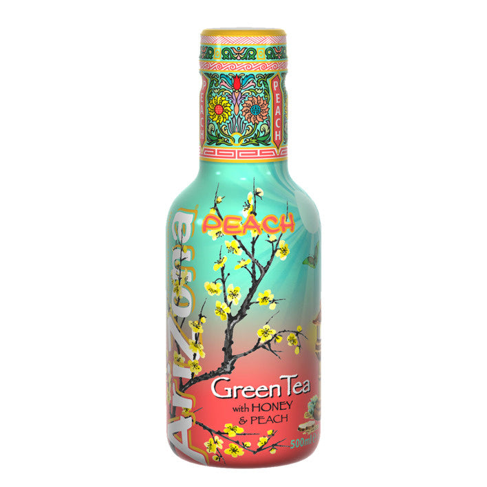 Arizona - Peach Green Tea Frisdrank 500ml