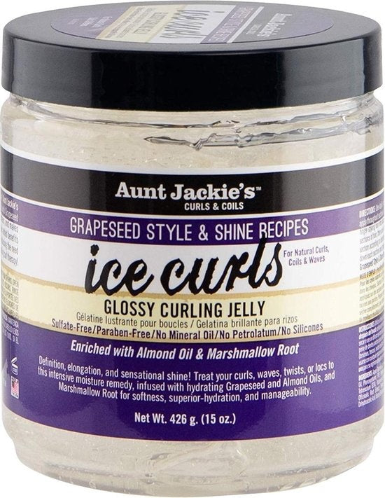 Aunt Jackie's Grapeseed Style & Shine Recipes - Ice Curls 426g