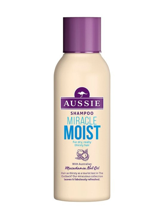 Aussie Miracle Moist Met Australische Macadamia Noot Olie - Shampoo 90ml