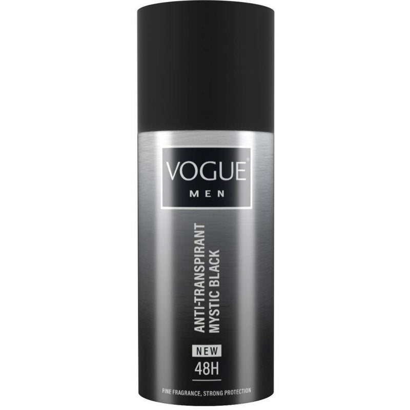 Vogue Men Deospray Anti-Transpirant Mystic Black - 150 Ml