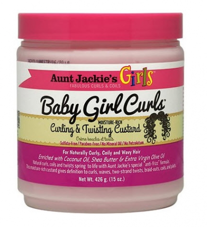 Aunt Jackie's Baby Girl Curling & Twisting Custard 426 Gram