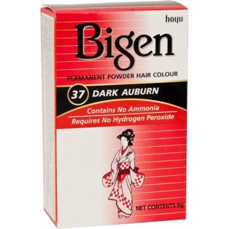 Bigen 37 Dark Auburn - Permanent Powder Hair Color 6g