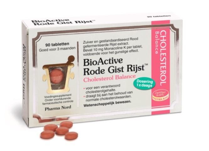 Bioactive - Rode Gist Rijst Cholesterol Balance 90 Tabletten