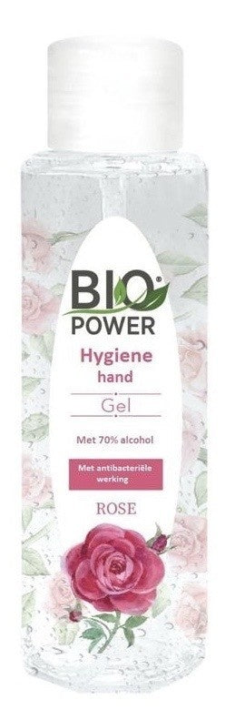 Biopower Handgel 100 Ml Met 70% Alcohol Rozengeur