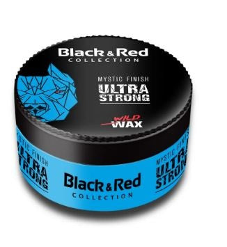 Black & Red Mystic Finish Ultra Strong Haarwax 150ml