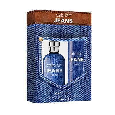 Caldion Jeans For Men 100 Ml Edt & Deo 150 Ml - 1 Stuks