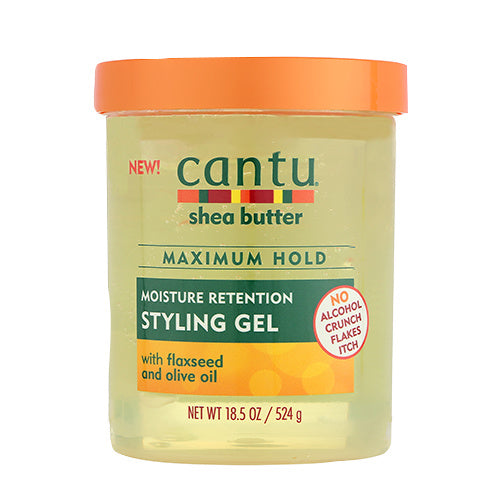 Cantu Shea Butter - Moisture Retention Styling Gel With Flaxseed & Olive Oil 524g