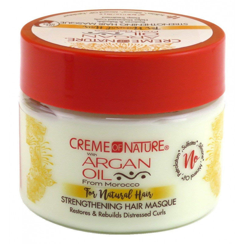 Creme Of Nature Argan Oil - Strengthening Hair Maque 326g