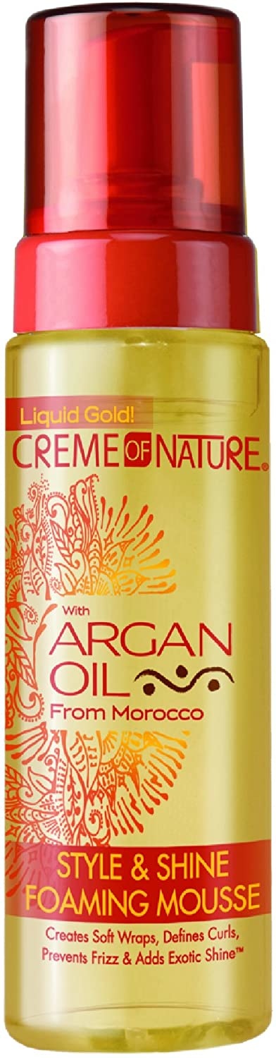 Creme Of Nature Argan Oil - Style & Shine Foaming Mousse 207ml