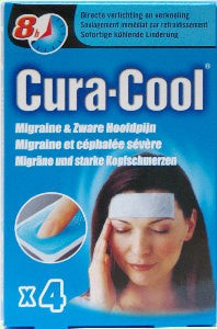 Cura-Cool Migraine - 4 Strips