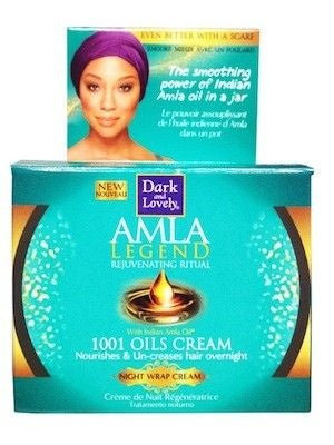 Dark And Lovely Amla Legend - 1001 Oil Night Wrap Cream 150 Ml