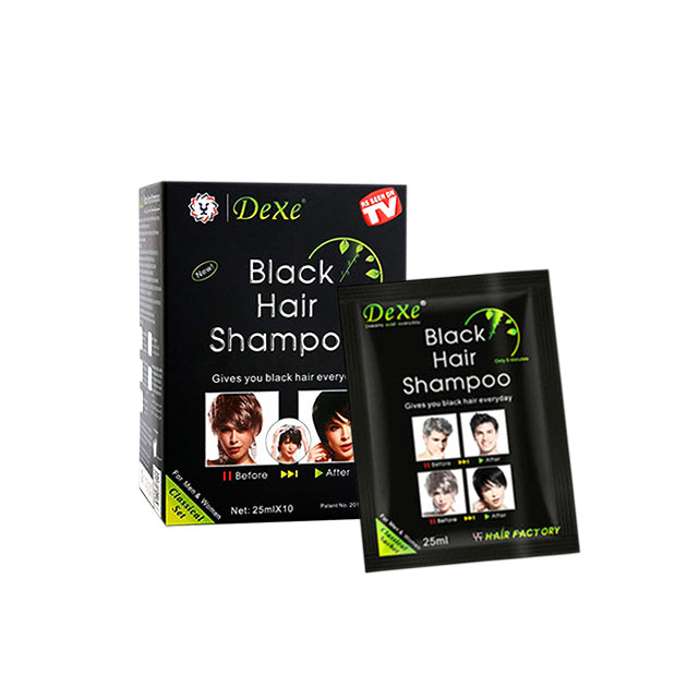 Black Hair Shampoo - 25 Ml