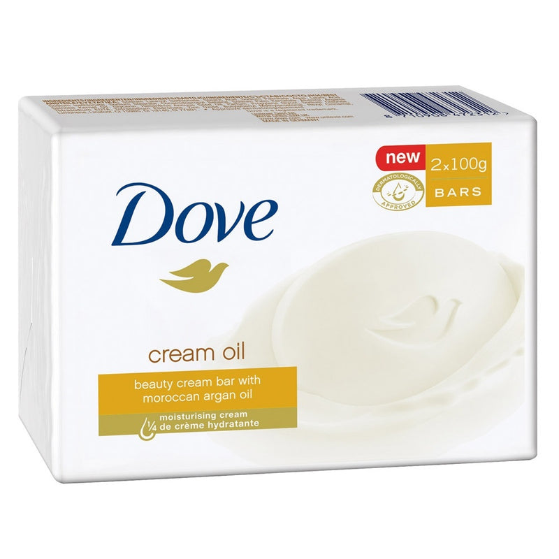 Dove Cream Oil - Beauty Cream Bar 2x100g