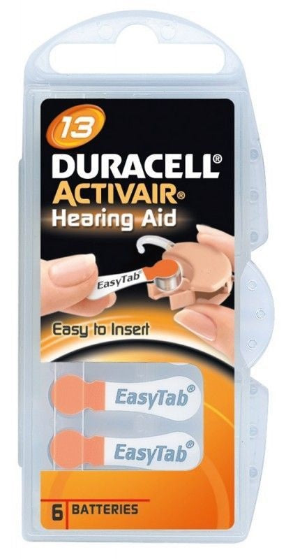Duracell Da13 Hearing Aid - 6 Batterijen