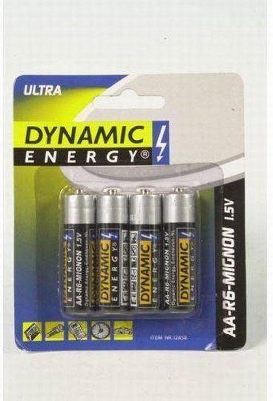 Dynamic Energy Batterij - Aa-R6-Mignon 1.5v 4stuks