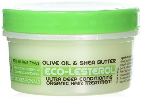 Eco Style Natural Eco‑Lesterol Olive & Shea Butter - Hair Treatment 227g