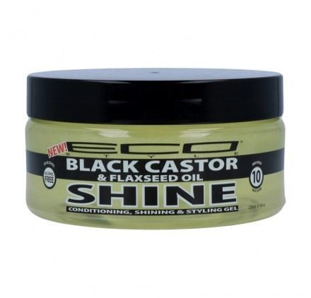 Ecostyler Shine - Black Castor & Flaxseed Oil Gel 236ml