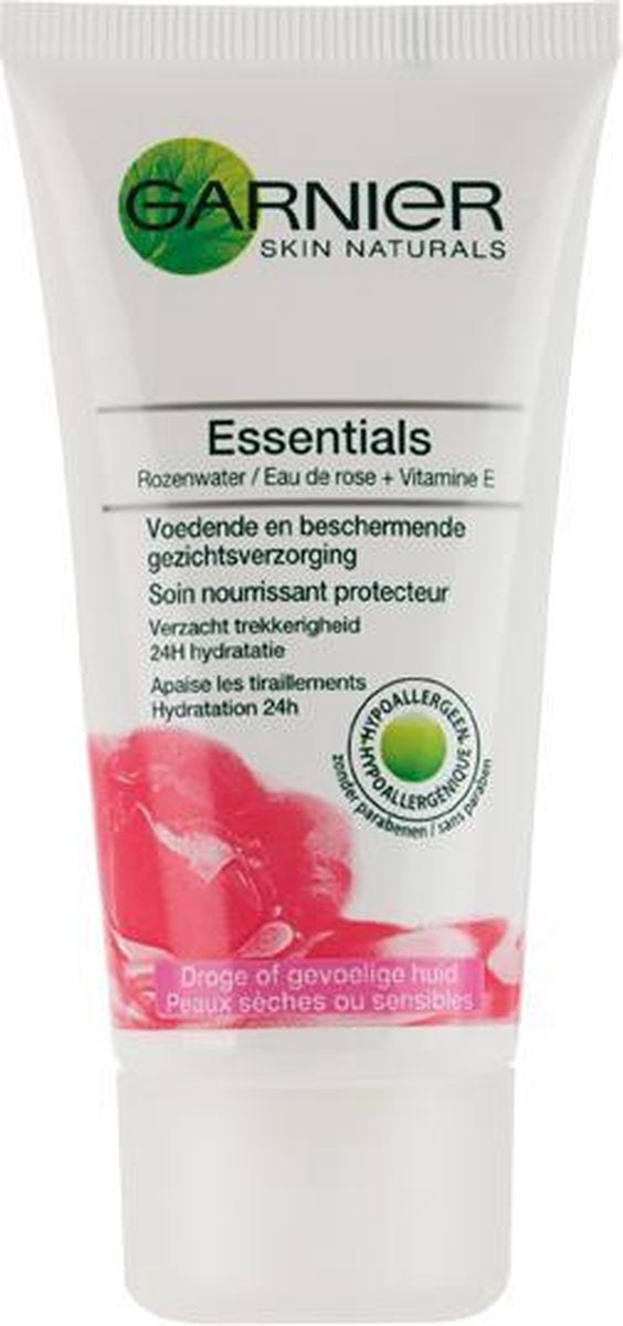 Garnier Skin Naturels Gezichtscreme - Essentials Rozenwater + Vitamine E 50ml