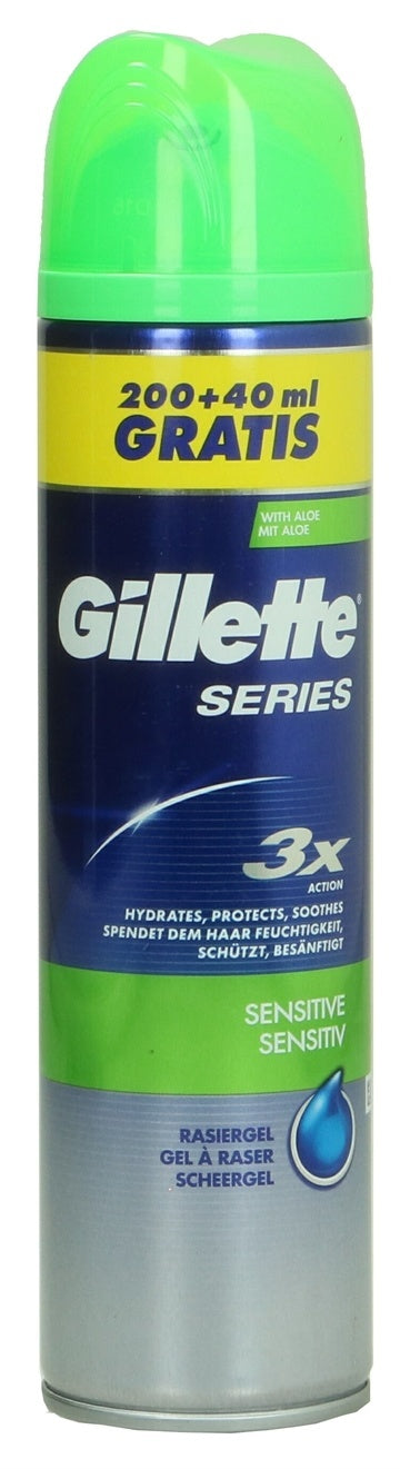 Gillette Scheergel - Series Sensitive 240 Ml