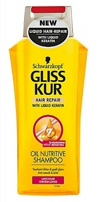 Gliss Kur Shampoo Oil Nutritive Lang Haar 250 Ml