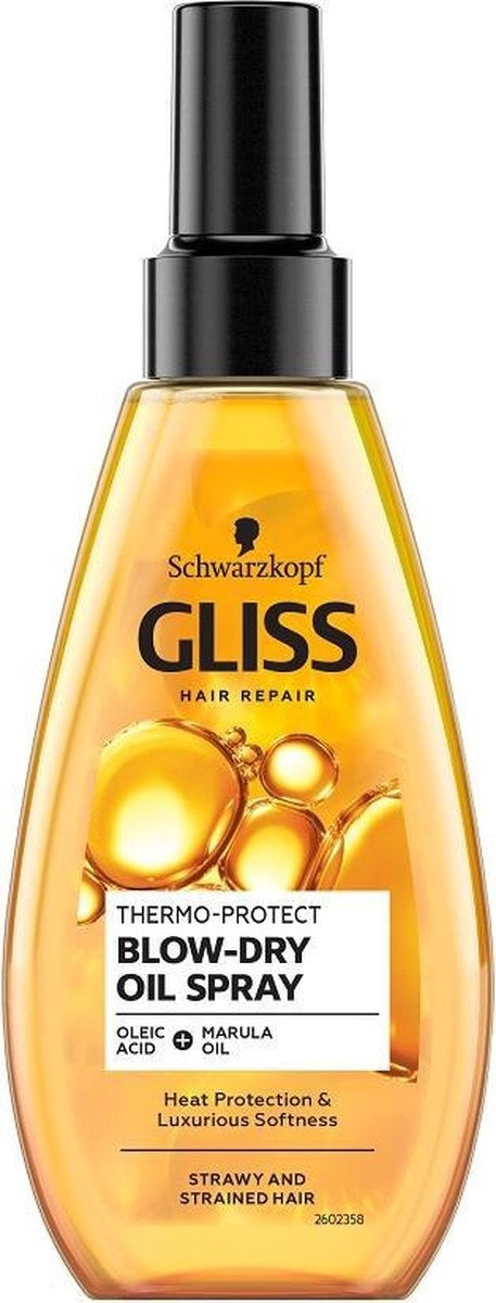 Gliss Kur Blow Dry Oil - Hair Oil 150ml 