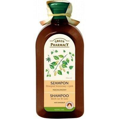 Green Pharmacy Shampoo - Birch Tar & Zinc 350ml