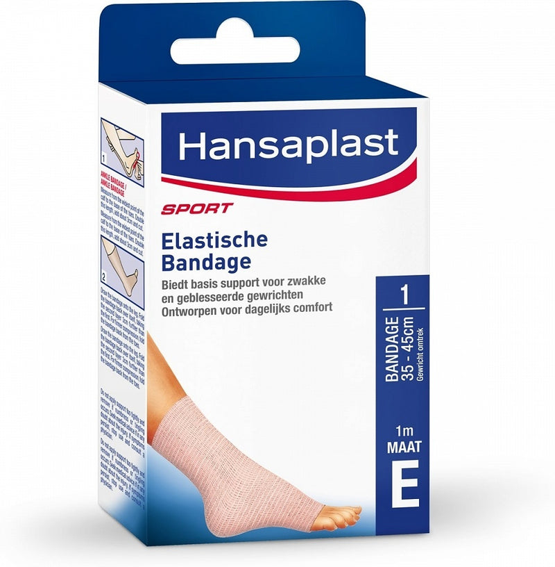 Hansaplast Sport Elastische Bandage - Maat E 1 Meter