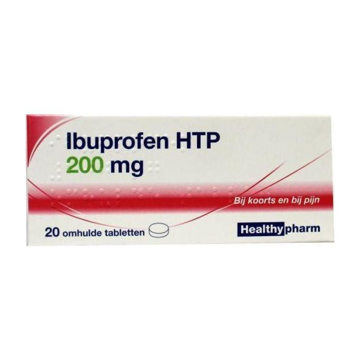 Healthypharm 200mg - Ibuprofen Omhulde Tabletten 20 Stuks