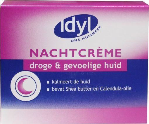 Idyl Droge & Gevoelige Huid - Nachtcreme 50ml