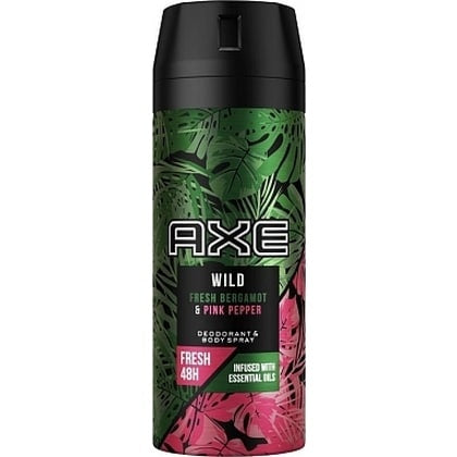 Axe Bodyspray 150ml Wild Fresh Bergamot & Pink Pepper(Dm)