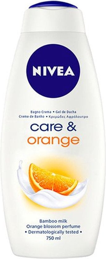 Nivea Body Wash 750ml Care & Orange