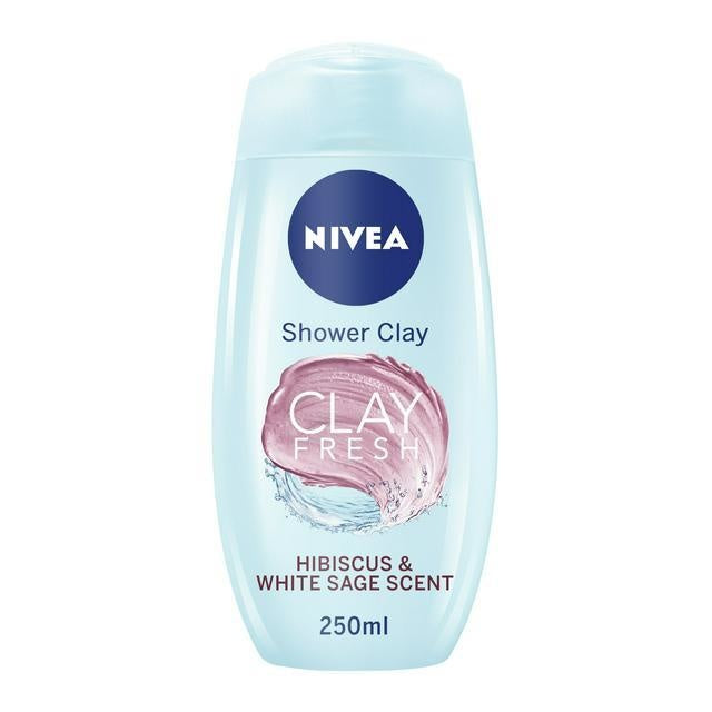 Nivea Body Wash 250ml Clay Hibiscus & White Sage Scent