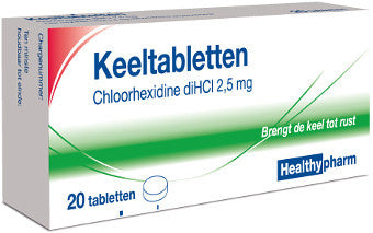 Healthypharm Keeltabletten - 20 Tabletten