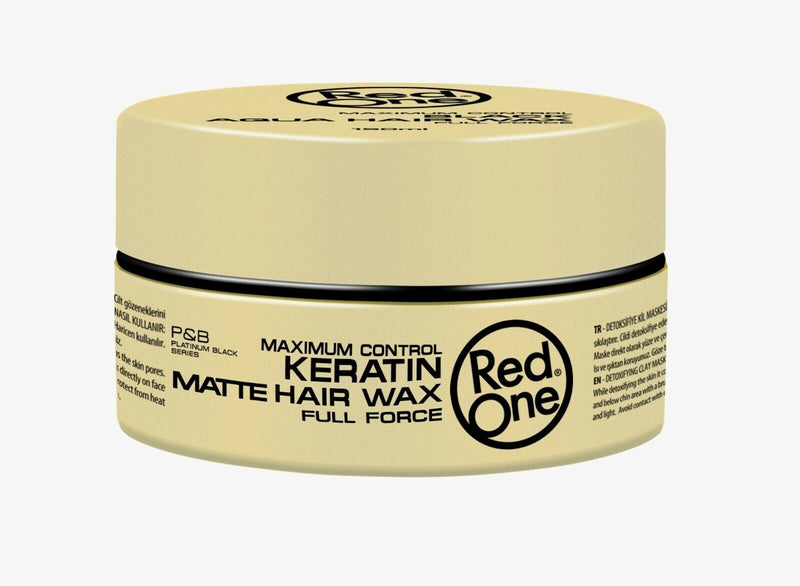Red One Maximum Control Keratin Matte Hair Wax 150 Ml
