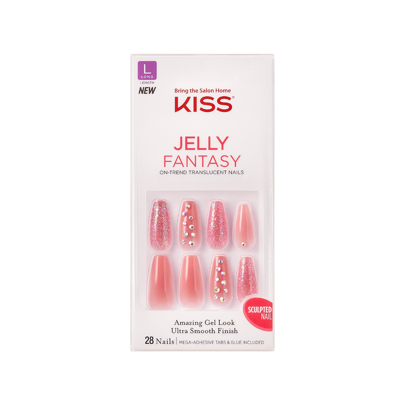 Kiss Jelly Fantasy Nails - Be Jelly 28 Stuks