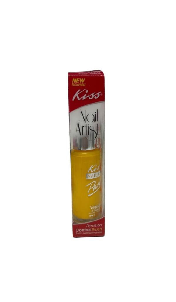 Kiss Nail Artist Neon Yellow - Nagellak 7,5ml