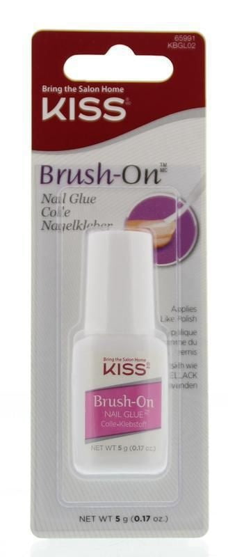 Kiss Nail Glue Brush - 1 Stuks