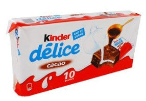 Kinder Delice Cacao 10 Stuks - 420 Gram