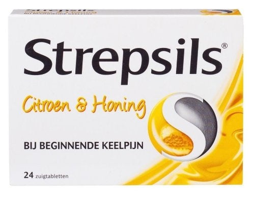Strepsils Citroen/Honing - 24 Stuks
