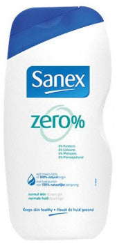 Sanex Showergel Zero % Normale Huid - 500 Ml