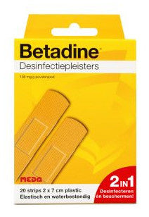 Betadine Desinfectiepleister - 20 Stuks