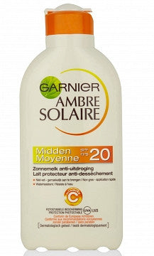 Garnier Ambre Solaire Zonnemelk Spf 20 - 200 Ml
