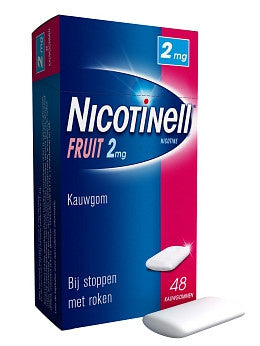 Nicotinell Kauwgom 2mg Fruit - 48 Stuks