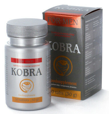 Kobra For Men Erectiepillen - 30 Tabletten
