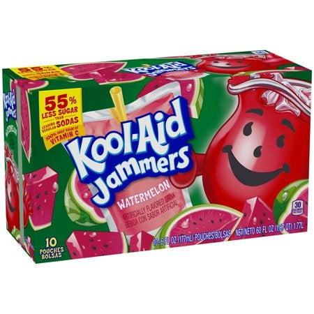 Koolaid Jammers Watermelon - Frisdrank 10x177ml