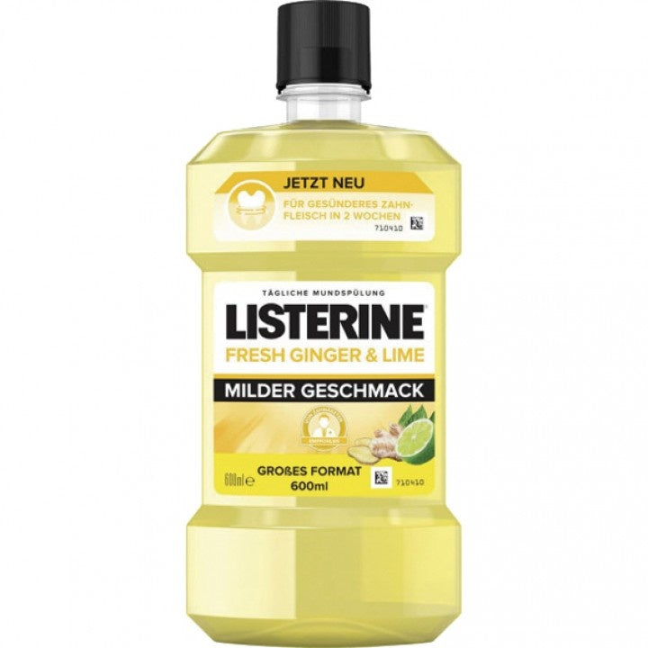 Listerine Fresh Ginger & Lime - Mondwater 600ml