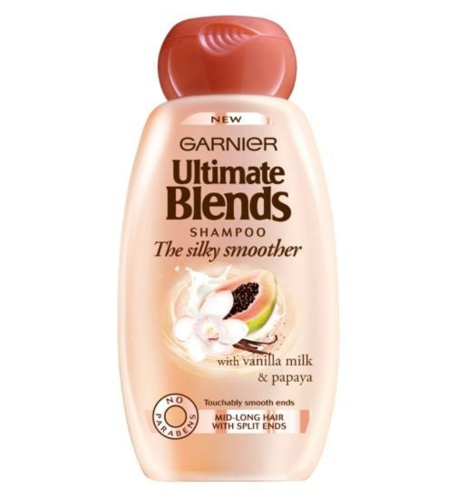 Garnier Ult. Blends Shampoo 400ml Silky Smoother
